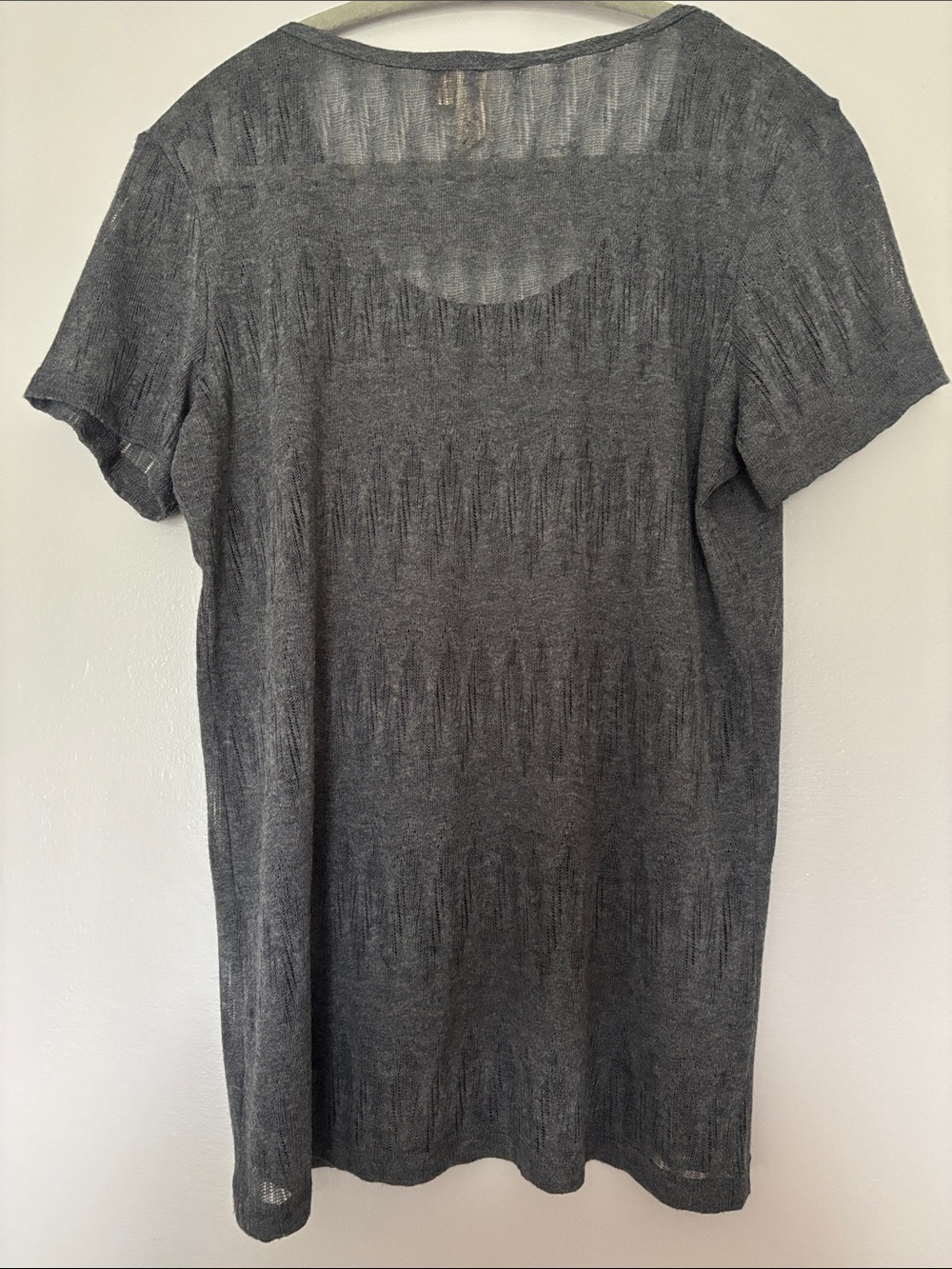 BKE Overlay Top Gray Medium - Picture 3 of 4